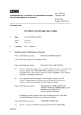 Journal of the 332nd Plenary Meeting of the Forum for Security Co-operation (it)