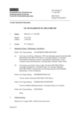 Journal of the 331st Plenary Meeting of the Forum for Security Co-operation (de)