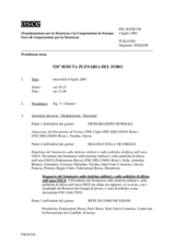 Journal of the 330th Plenary Meeting of the Forum for Security Co-operation (it)