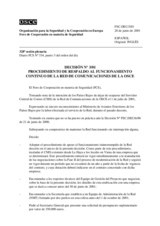 Forum for Security Co-operation Decision No. 3/01 (es)