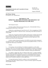 Permanent Council Decision No.760