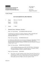 Journal of the 325h Plenary Meeting of the Forum for Security Co-operation (de)