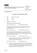 Journal of the 325h Plenary Meeting of the Forum for Security Co-operation (it)