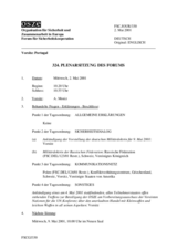 Journal of the 324h Plenary Meeting of the Forum for Security Co-operation (de)