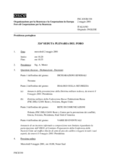 Journal of the 324h Plenary Meeting of the Forum for Security Co-operation (it)