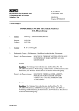 Journal of the 641th Special Plenary Meeting of the Permanent Council (de)