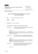 Journal of the 641th Special Plenary Meeting of the Permanent Council