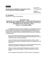 Forum for Security Co-operation Decision No. 2/01 (es)