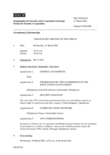 Journal of the 320th Plenary Meeting of the Forum for Security Co-operation