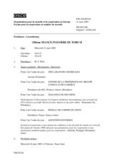 Journal of the 320th Plenary Meeting of the Forum for Security Co-operation (fr)