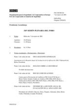 Journal of the 318th Plenary Meeting of the Forum for Security Co-operation (es)