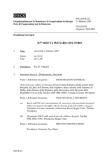 Journal of the 317th Plenary Meeting of the Forum for Security Co-operation (ru)