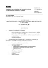 Forum for Security Co-operation Decision No. 1/01 (es)