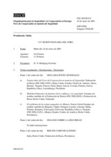 Journal of the 313th Plenary Meeting of the Forum for Security Co-operation (es)