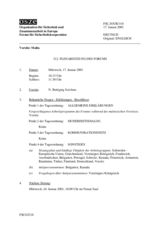 Journal of the 312th Plenary Meeting of the Forum for Security Co-operation (de)