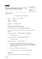 Journal of the 312th Plenary Meeting of the Forum for Security Co-operation (es)