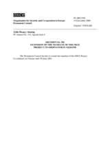 Permanent Council Decision No. 394