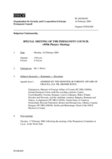 Journal of the 495th Special Plenary Meeting of the Permanent Council