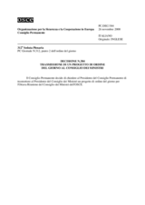 Permanent Council Decision No. 384 (it)