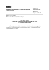 Permanent Council Decision No. 384 (fr)