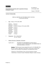 Journal of the 312th Plenary Meeting of the Permanent Council