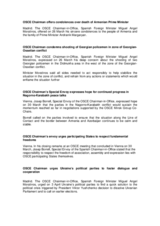 Activity report of the Chairman-in-Office