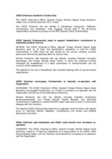 Activity report of the Chairman-in-Office
