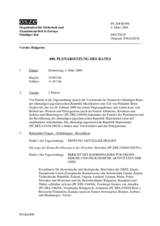 Journal of the 498th Plenary Meeting of the Permanent Council (de)