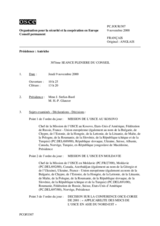 Journal of the 307th Plenary Meeting of the Permanent Council (fr)