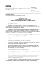 Permanent Council Decision No. 378 (it)