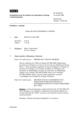 Journal of the 305th Plenary Meeting of the Permanent Council (fr)