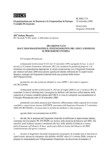 Permanent Council Decision No. 374 (it)