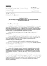 Permanent Council Decision No. 374