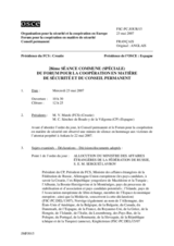 Journal of the 28th Joint Meeting of the Forum for Security Co-operation and the Permanent Council (fr)