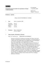 Journal of the 299th Plenary Meeting of the Permanent Council (fr)