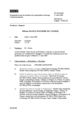 Journal of the 499th Plenary Meeting of the Permanent Council (fr)