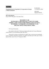 Permanent Council Decision No. 600 (es)