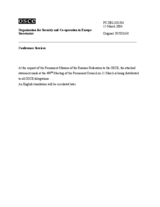 Statement by the Delegation of the Russian Federation on welcoming the new OSCE Representative on Freedom of the Media, Mr. Miklos Haraszti (ru)