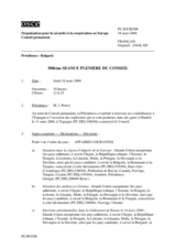 Journal of the 500th Plenary Meeting of the Permanent Council (fr)