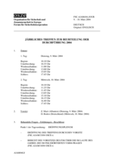 Journal of the 2004 Annual Implementation Assessment Meeting (de)