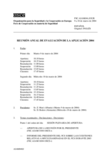 Journal of the 2004 Annual Implementation Assessment Meeting (es)