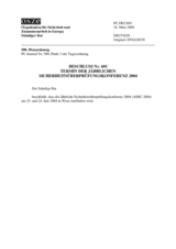 Permanent Council Decision No. 601 (de)