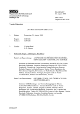 Journal of the 297th Plenary Meeting of the Permanent Council (de)