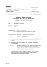 Journal of the 29th Joint Meeting of the Forum for Security Co-operation and the Permanent Council