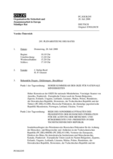 Journal of the 295th Plenary Meeting of the Permanent Council (de)