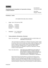 Journal of the 295th Plenary Meeting of the Permanent Council (es)