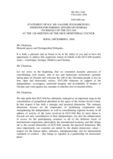 Statement by H.E. Ms. Salome Zourabichvili, Minister for Foreign Affairs of Georgia on behalf of GUUAM