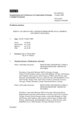 Journal of the 293rd Reinforced Plenary Meeting of the Permanent Council on Georgia (it)