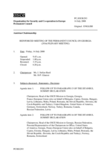 Journal of the 293rd Reinforced Plenary Meeting of the Permanent Council on Georgia