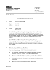 Journal of the 291st Plenary Meeting of the Permanent Council (de)